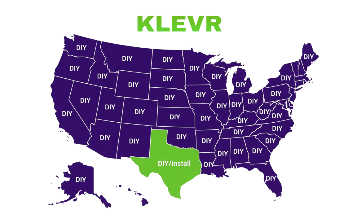 KLEVR coverage and service model